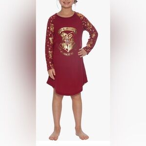 Girls red and gold Harry Potter nightgown size 14/16